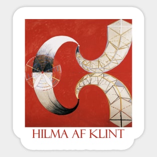 Swan No. 9 by Hilma af Klint Sticker